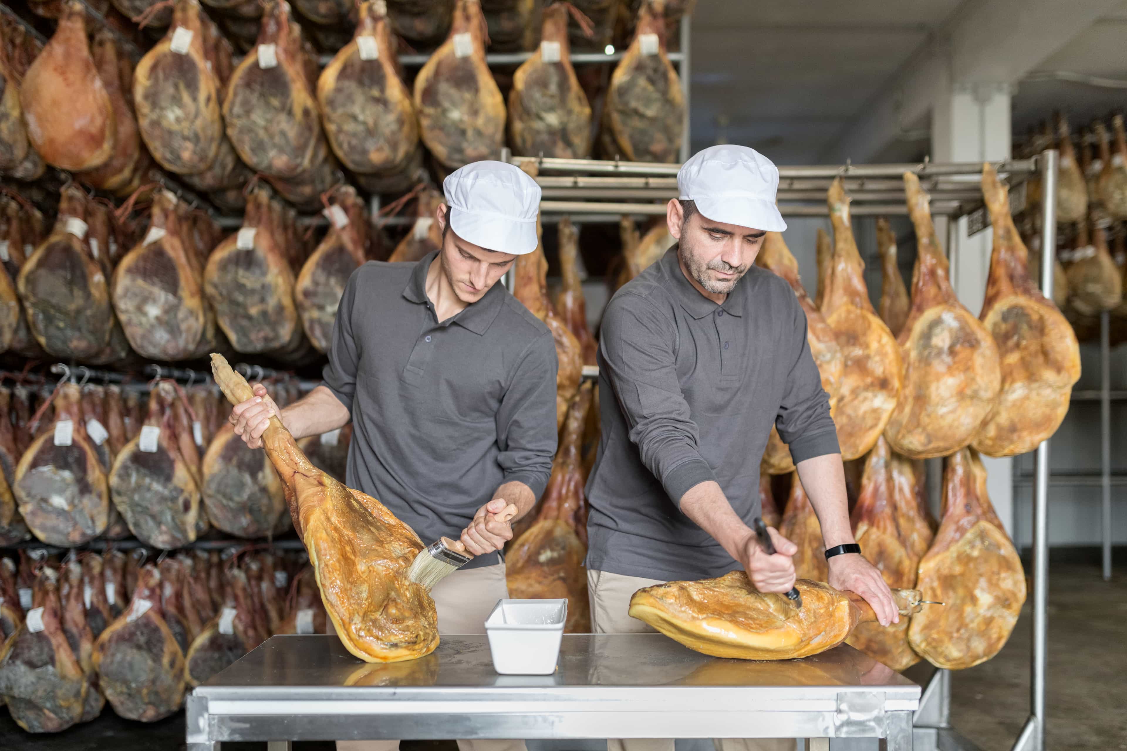 Segunda Fase del Jamón siendo Mantecado