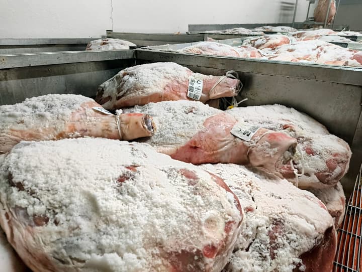 El salado del jamón